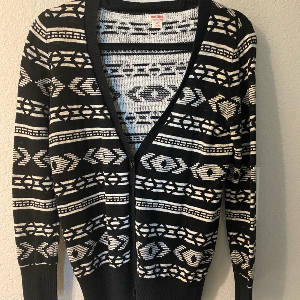 Boho V-neck Cardigan - Size:S (Juniors)